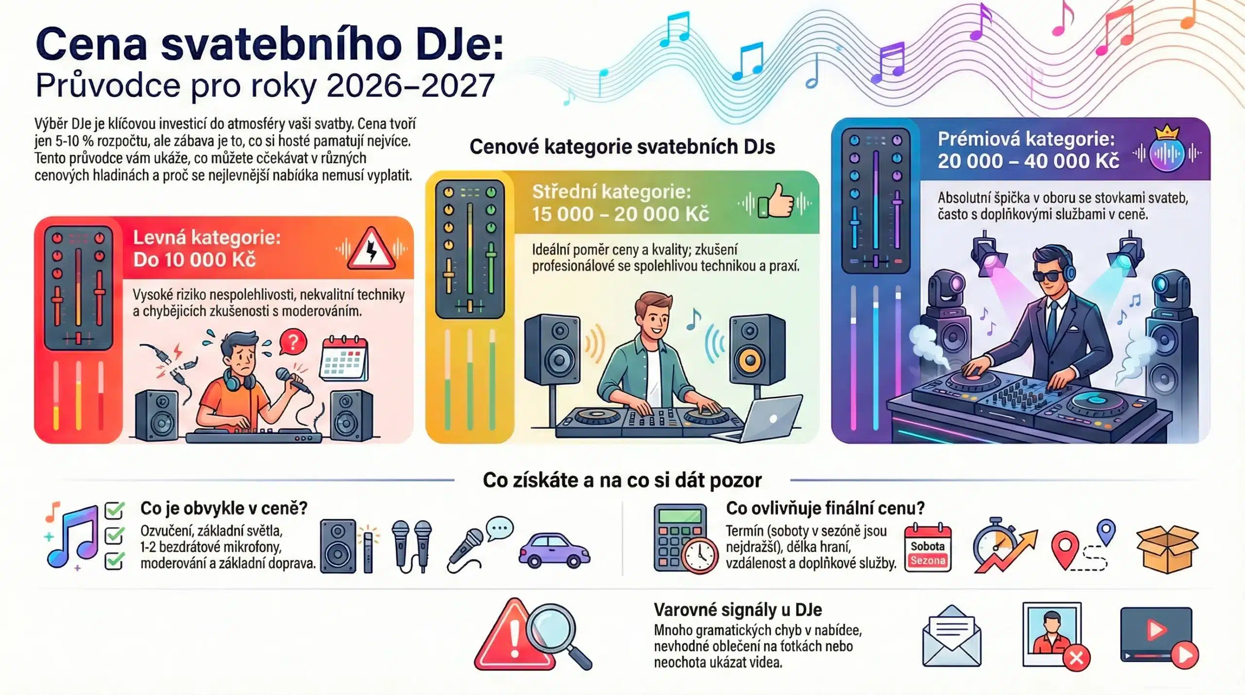 Přečtete si více ze článku Kolik stojí dj na svatbu proč se ceny liší